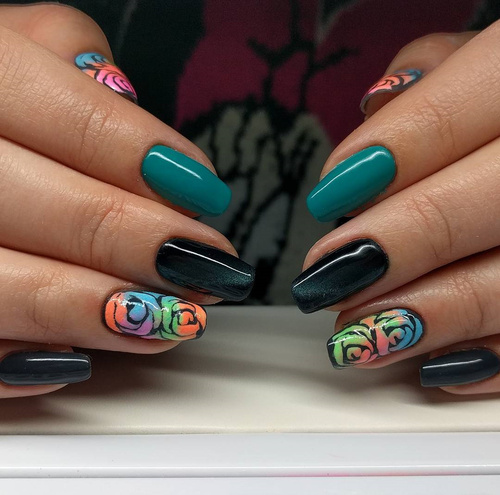 Colorful Nail Design