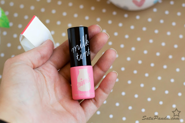 Too Cool For School Milk Tint 01 Milky Pink swatch review