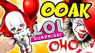 Клоун Пеннивайз - Кастом куклы ЛОЛ сюрприз в Шаре из фильма ОНО | IT PENNYWISE Custom LOL Surprise