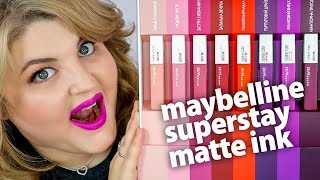 💄НЕДЕЛЯ СВОТЧ-ВИДЕО: САМЫЕ СТОЙКИЕ ПОМАДЫ MAYBELLINE SUPERSTAY MATTE INK!