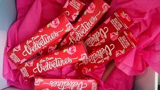 Lime Crime velvetines metallic swatch\\ свотчи помад