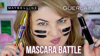 ТЕСТ-ДРАЙВ НОВИНОК! MAYBELLINE vs GUERLAIN! КАКАЯ ТУШЬ ЛУЧШЕ?