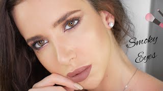 ГОЛЛИВУДСКИЙ SMOKY EYES | ДЛИННЫЕ РЕСНИЦЫ , ПОМАДА