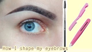 Коррекция БРОВЕЙ | Как я придаю ФОРМУ своим бровям | Как ОТРАСТИТЬ брови | Eyebrow Routine