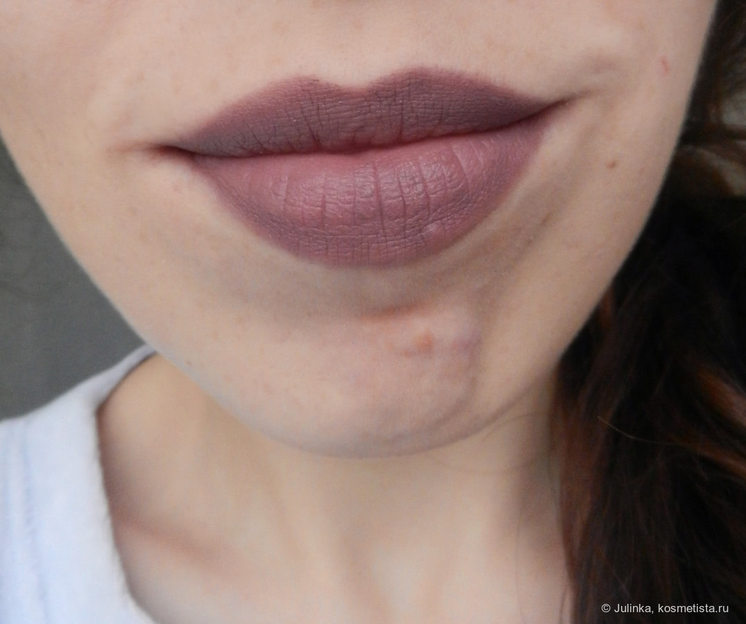 Мой сложный лиловый - матовая помада Relouis Alta moda lipstick 18 Smoky velvet