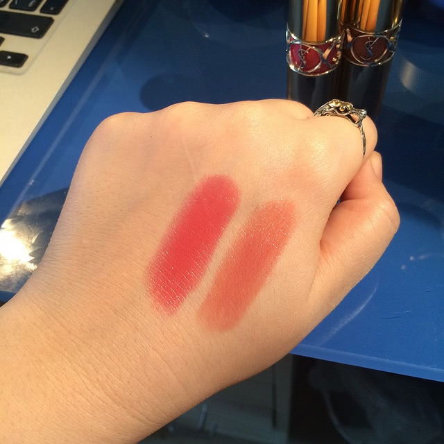 YSL Rouge Volupte Shine No13 и No 9 - неуловимые, блестящие и прекрасные