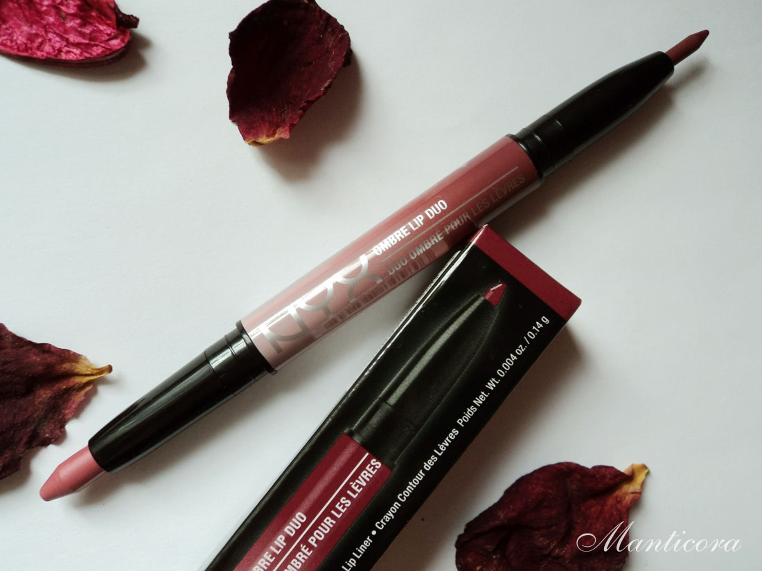 Омбре на губах с NYX Ombre Lip Duo в оттенке Old 10 Rags & Riches