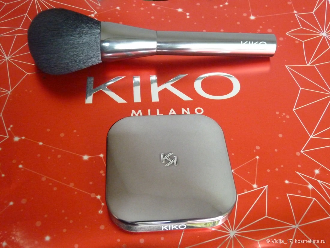 Сладкая парочка от Kiko Milano - компактная пудра и кисть