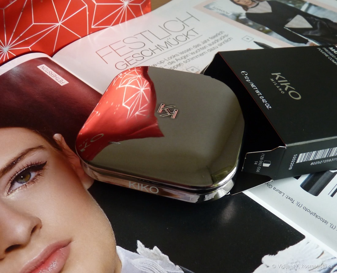 Сладкая парочка от Kiko Milano - компактная пудра и кисть
