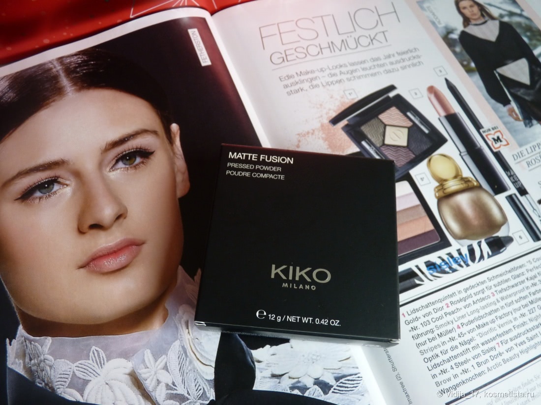 Сладкая парочка от Kiko Milano - компактная пудра и кисть