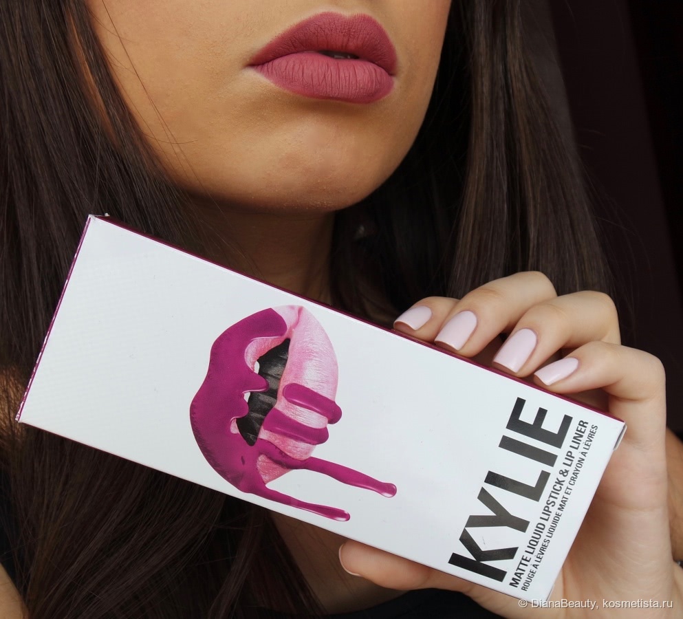 Та самая труднодоступная нашумевшая новинка - Lip Kit by Kylie Jenner в оттенке Posie K