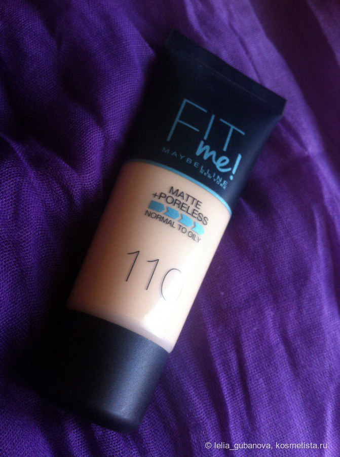 Тональный крем-флюид Maybelline Fit Me Matte + Poreless normal to oily