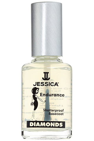 Основа под лак с бриллиантовым порошком Jessica DIAMONDS Endurance