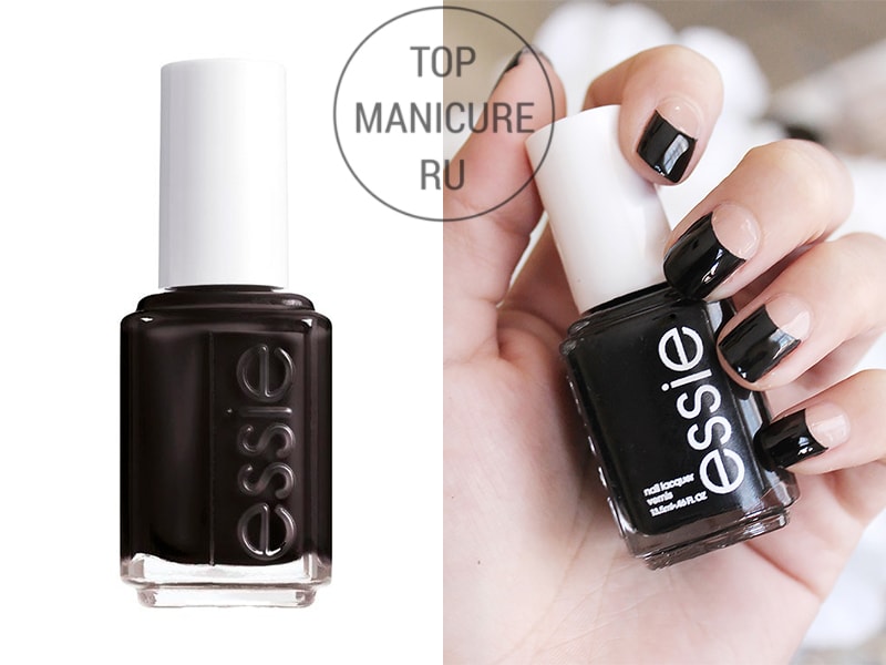 Черный лак для ногтей Essie Licorice