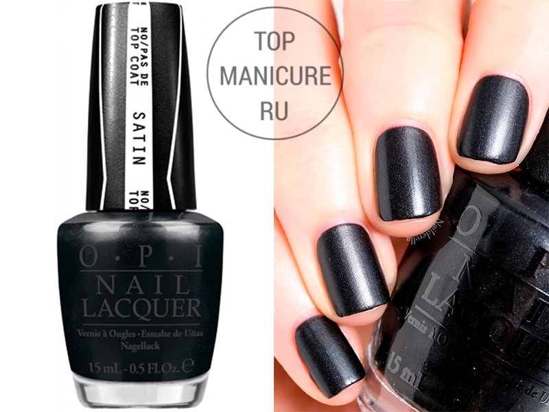 Черный лак для ногтей opi 4 In The Morning