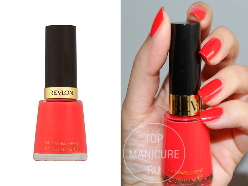 Коралловый лак для ногтей-revlon-perfect-coral-990