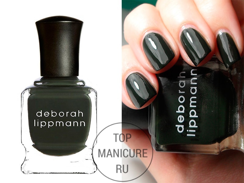 Серый лак для ногтей deborah lippmann billionaire