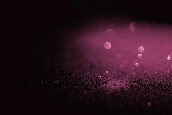 Blurred Pink Glitter Dark Background — стоковое фото